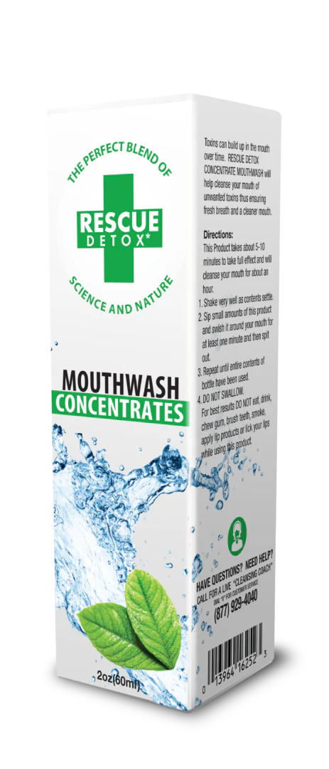 Rescue Detox 2oz Mouthwash - Saliva Cleanse