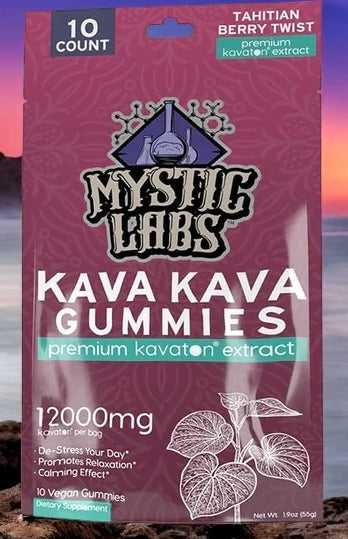 Mystic Labs 10ct Kava Kava Gummies
