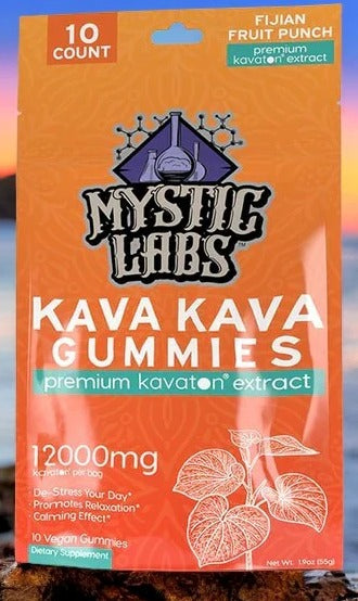 Mystic Labs 10ct Kava Kava Gummies