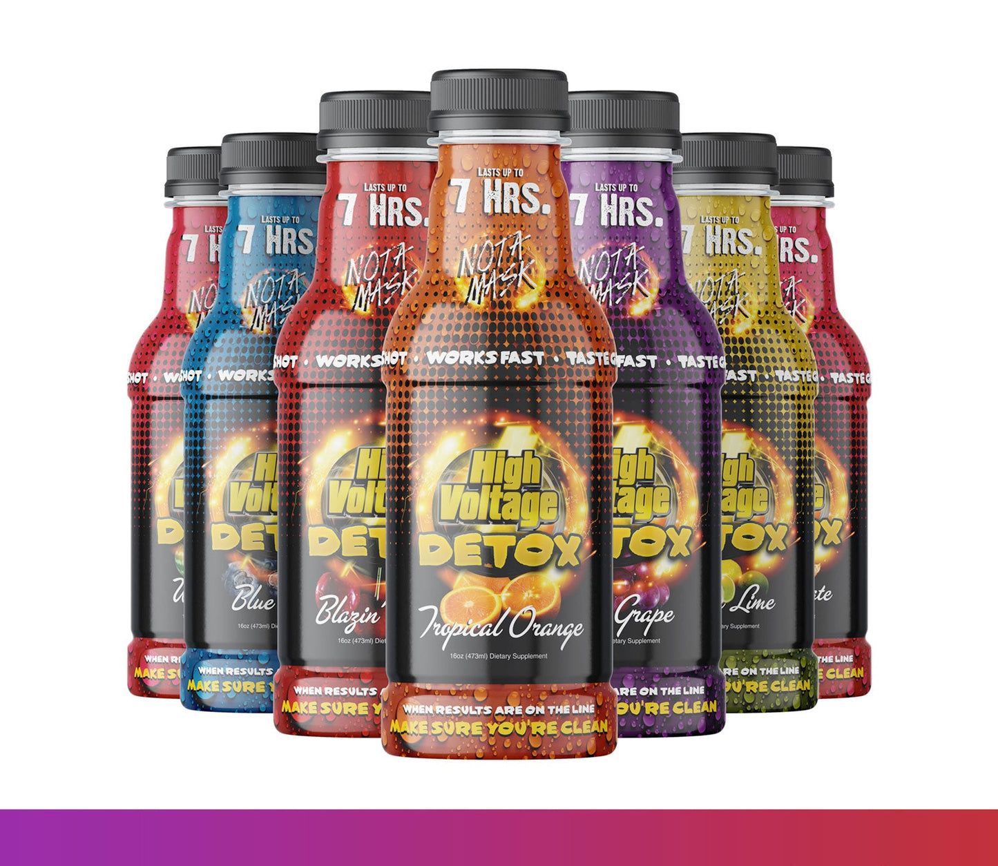 High Voltage Detox Double Flush 16oz Bottle